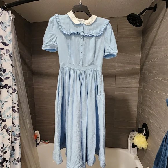Blue Amy Dress- Little Women Atelier - Picture 3 of 7